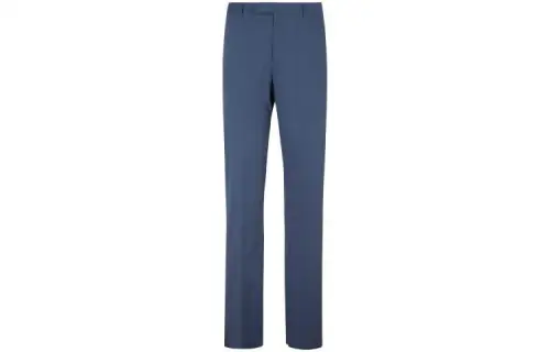 DIOR Quarterly New Products Casual Pants Men's Blue Moderate Straight Fit Pants