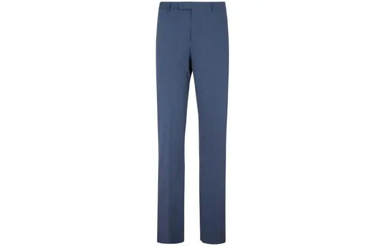 DIOR Quarterly New Products Casual Pants Men's Blue Moderate Straight Fit Pants