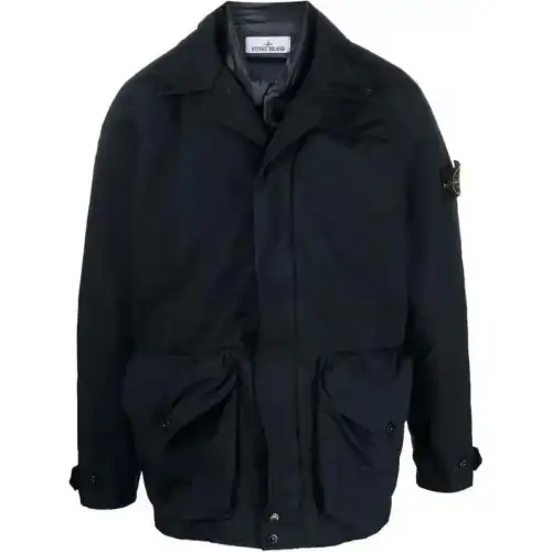 STONE ISLAND Jackets & Coats Men's Blue