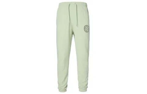 Jordan Fleece Lined Loose Fit Mid Rise Drawstring Elastic Cuff Knitted Sweatpants Men's Green