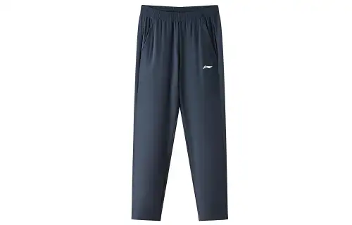 Li Ning Knitted Sweatpants Men's Ink Blue