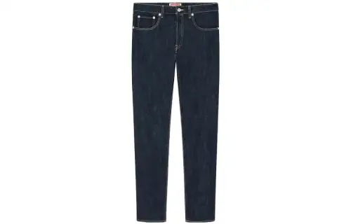 KENZO Logo Patch Slim Jeans