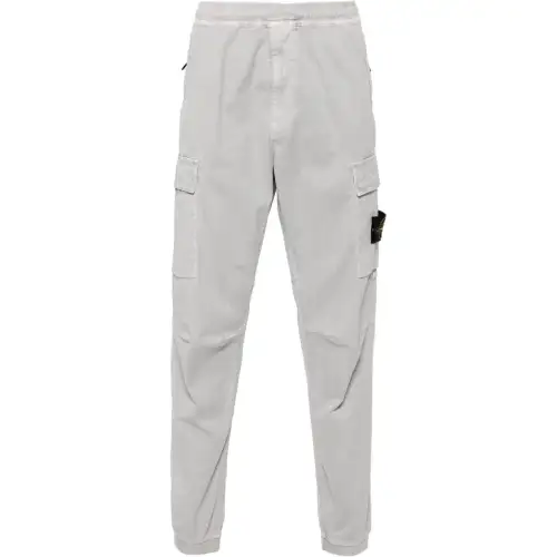 STONE ISLAND Compass Badge Tapered Cargo Trousers