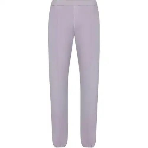 DIOR Knitted Sweatpants Men's Lavender Moderate Cuffed Pants