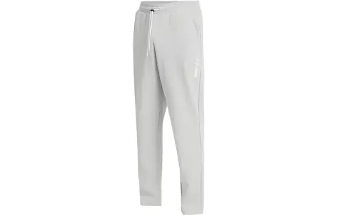 PUMA Casual Pants Men's Gray Moderate Straight Fit Pants