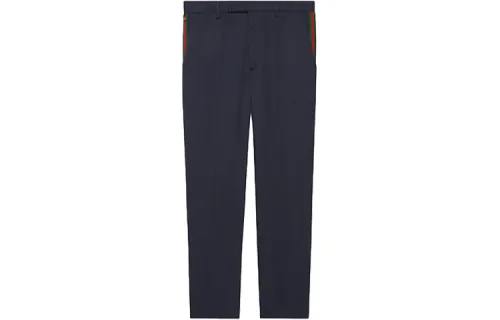 GUCCI Cotton Ankle Pant With Web