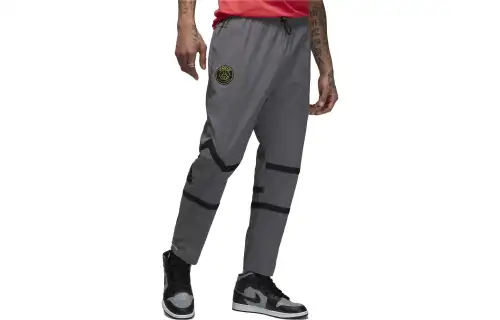 Jordan× PSG Paris Saint Germain Knitted Sweatpants Men's Gray