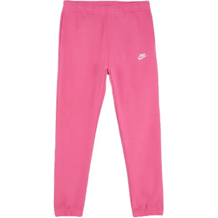 Nike Knitted Sweatpants Men's Rose Red Moderate Cuffed Pants