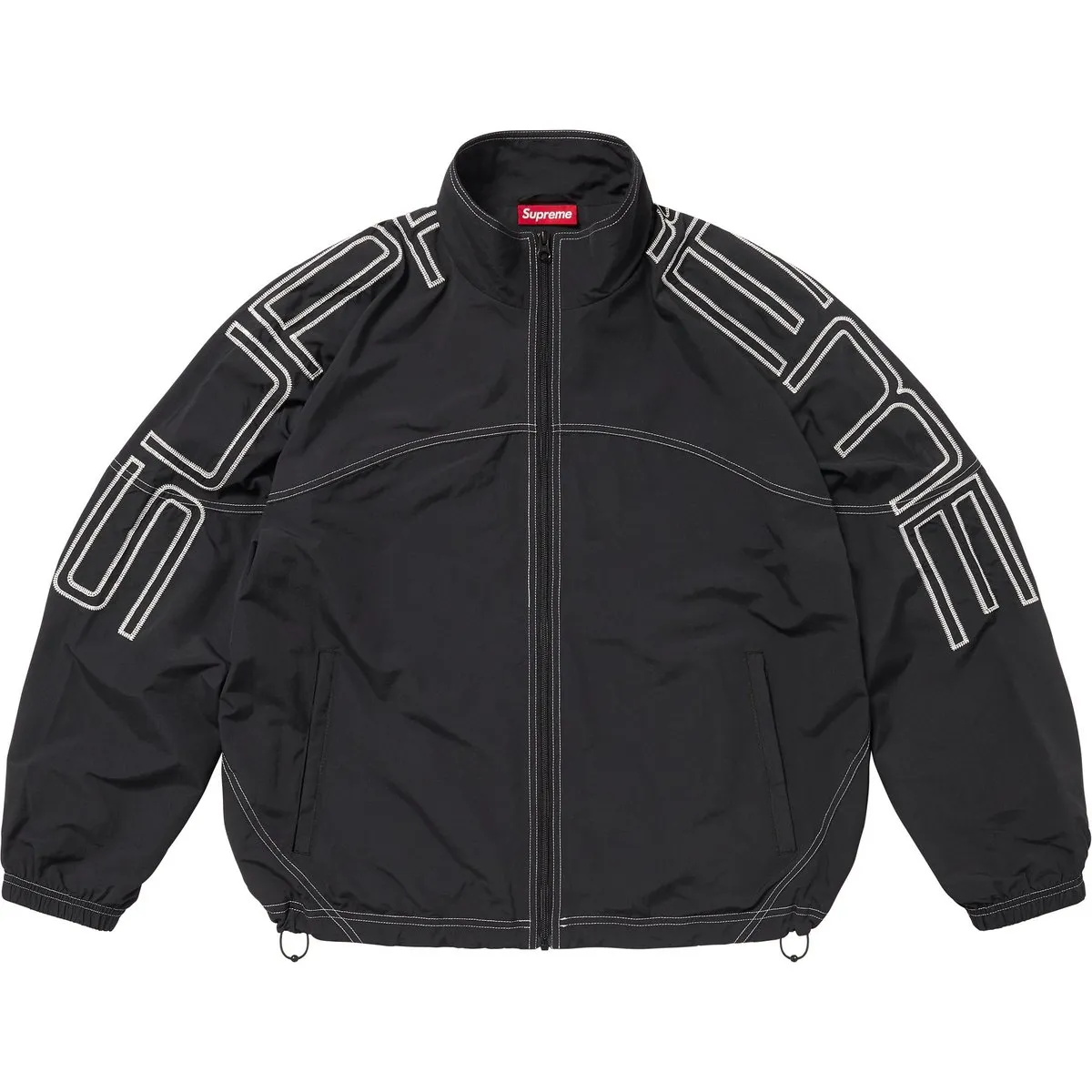 Supreme Spellout Embroidered Track Jacket SS25