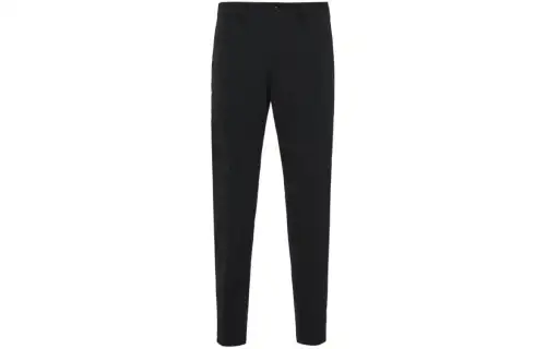 PRADA Casual Pants Men's Black Moderate Slim Fit Pants