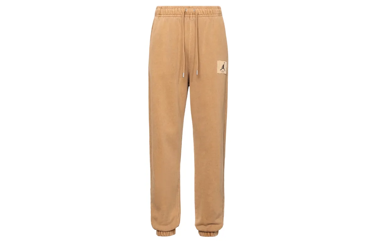 Jordan ESSENTIALS Knitted Sweatpants Asian Version Men's Legend Dark Brown