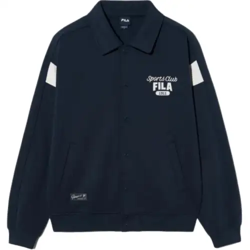 FILA Jackets & Coats Unisex Marine Blue