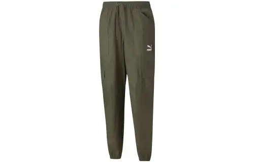 PUMA Sweatpants Men's Grape Leaf Green