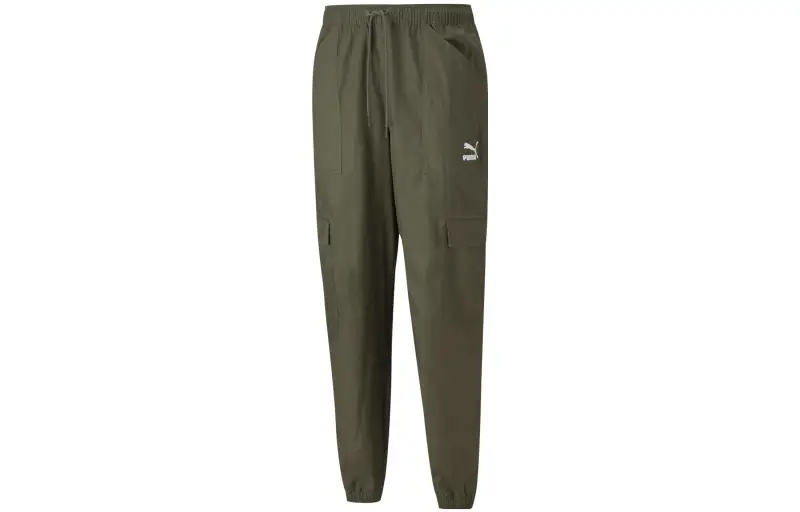 PUMA Sweatpants Men's Grape Leaf Green