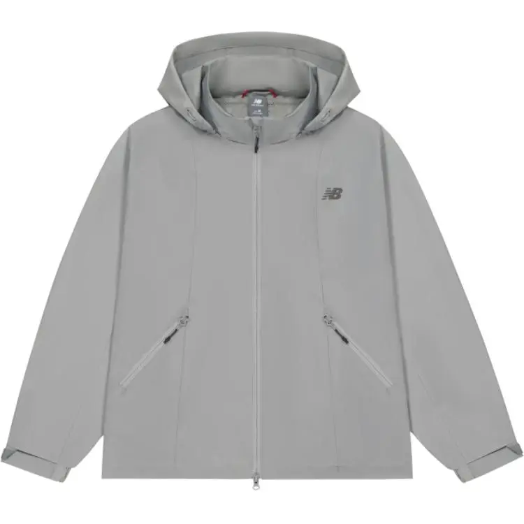 New Balance Jackets & Coats Men's Gray