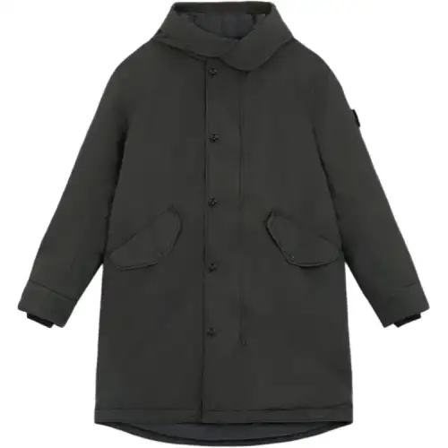 STONE ISLAND Buttoned up Down Jacket