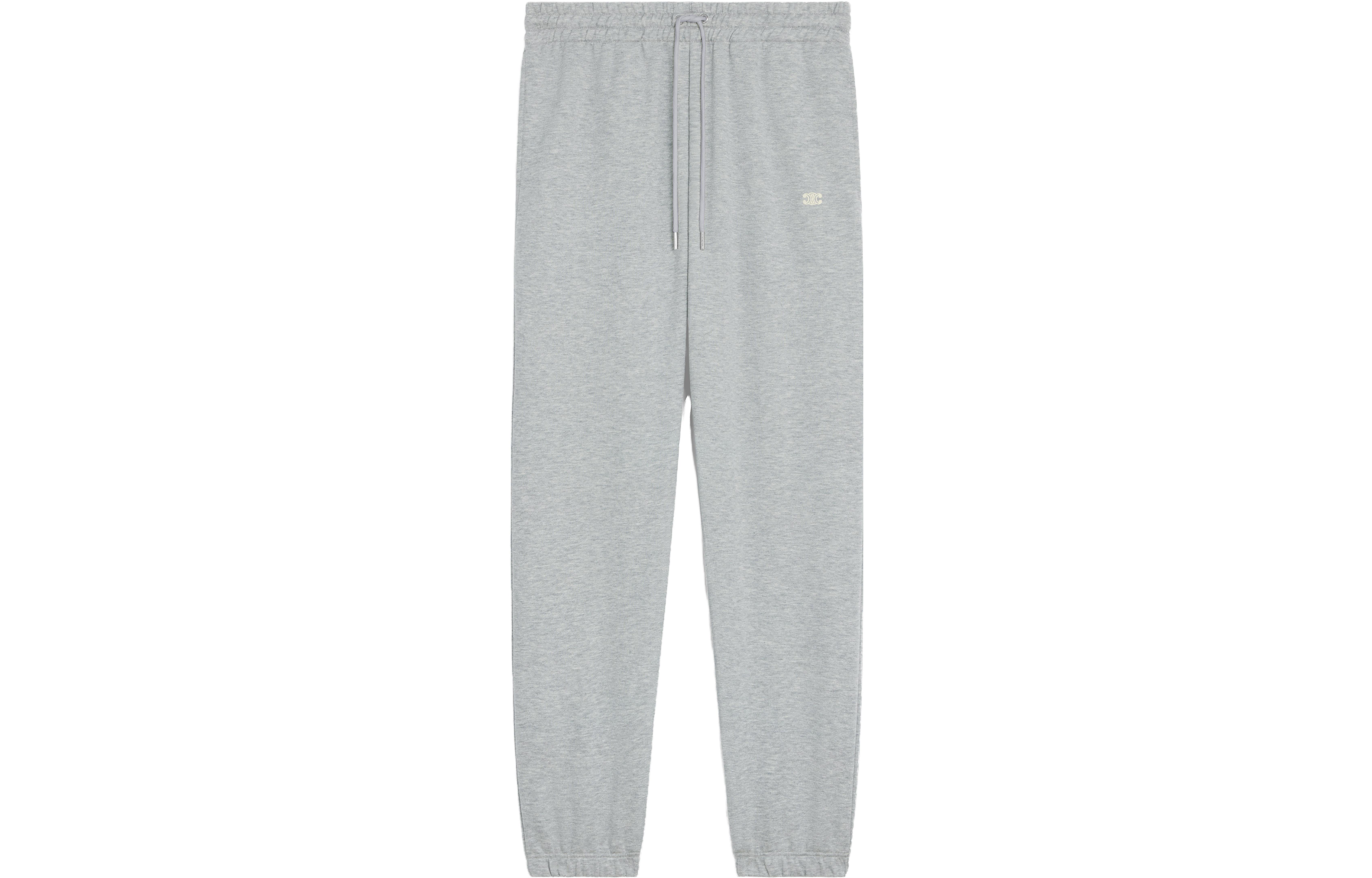 CELINE Triomphe Loose Track Pants In Cotton And Cashmere