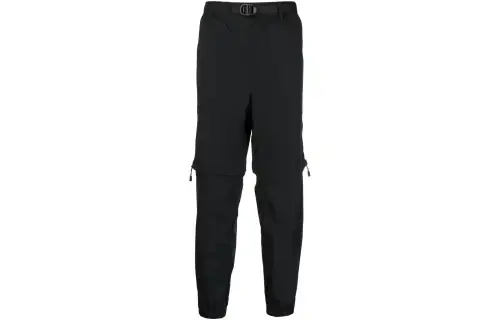 A BATHING APE Knitted Sweatpants Men's Black Moderate Cuffed Pants