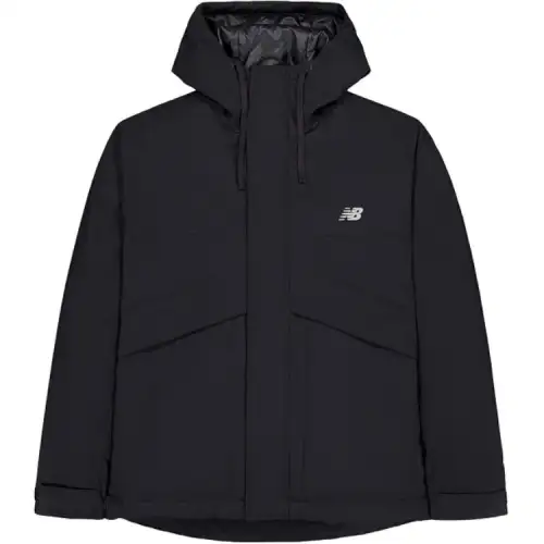New Balance Jackets Men's Black Hooded Moderate Other