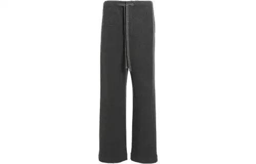 LOEWE Casual Pants Men's Gray Moderate Wide Leg Pants