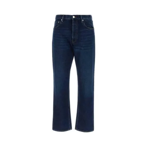 PRADA Logo Plaque Straight Leg Jeans