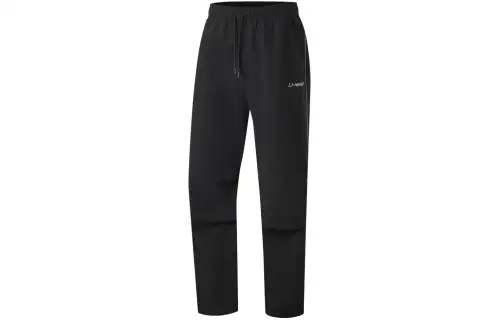 Li Ning Fitness Series Knitted Sweatpants Men's Black