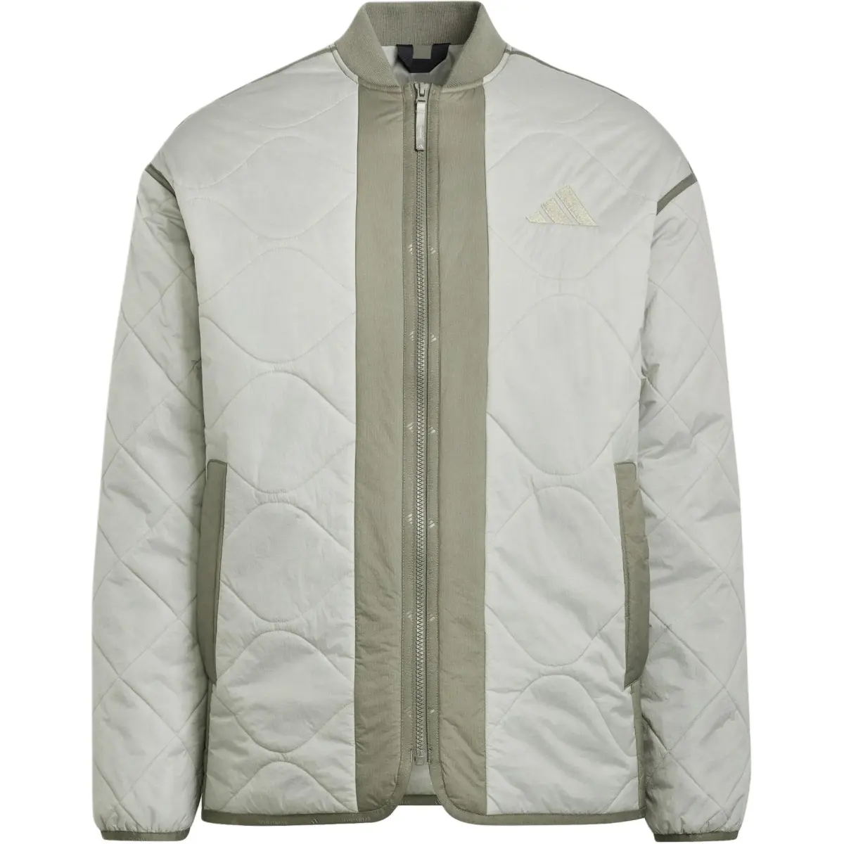 Adidas LIGHTWEIGHT PADDED Puffer Jacket Men's Gray Green