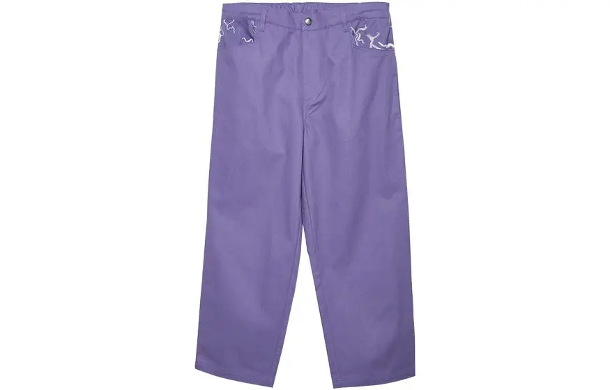 New Era Casual Pants Unisex Purple