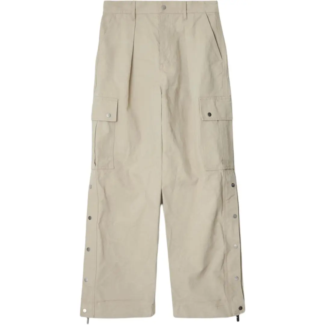 Burberry wide-leg cotton cargo trousers