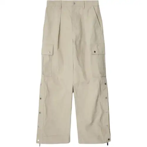 Burberry wide-leg cotton cargo trousers