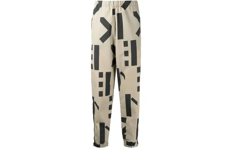 【Previous Season】monogram-print elasticated trousers