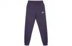 Nike Knitted Sweatpants Men's Purple Moderate Cuffed Pants