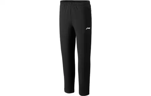 Li Ning Badminton Collection Knitted Sweatpants Unisex Black Moderate Straight Fit Pants