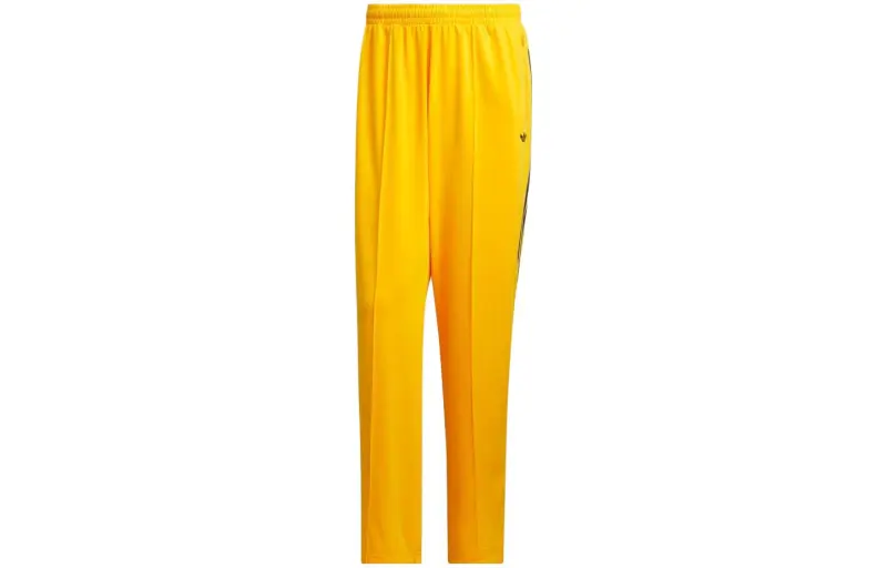 Adidas Originals Knitted Sweatpants Japan Version Unisex Yellow