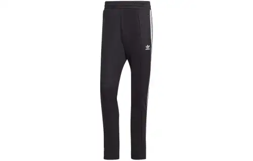 Adidas Originals BECKENBAUER TRACK Knitted Sweatpants Japan Version Men's Black