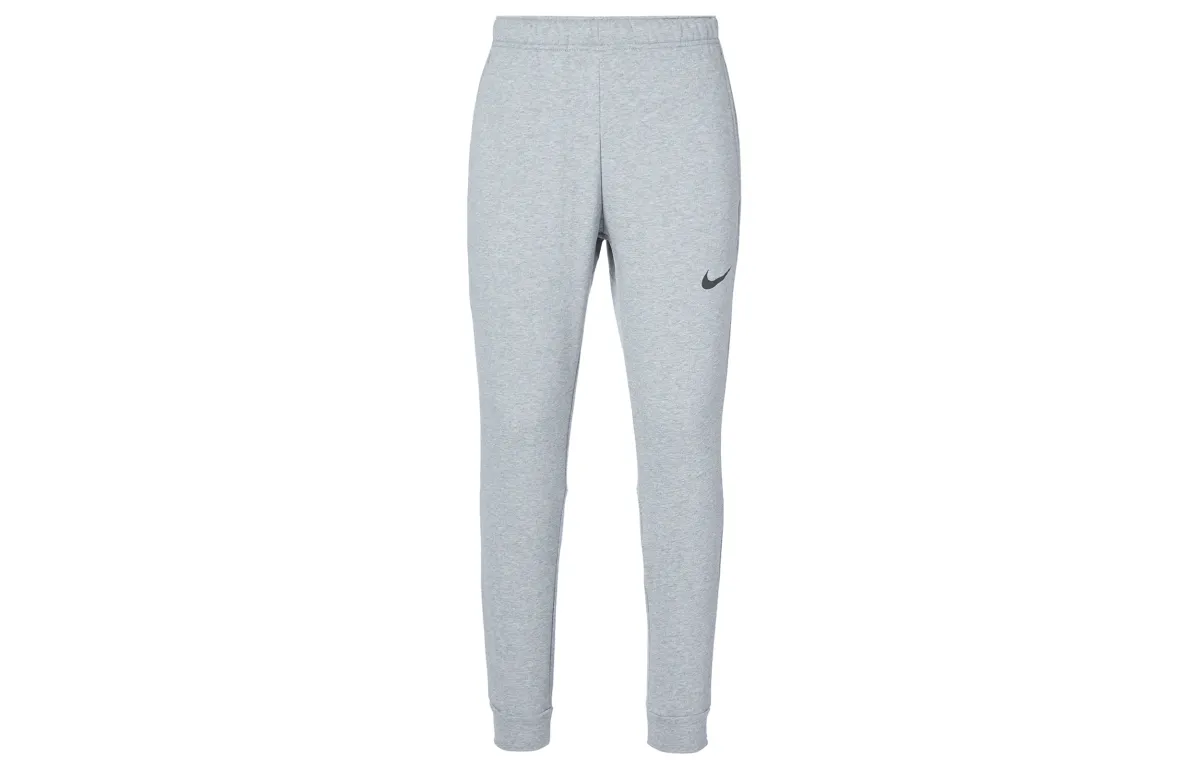 Nike Dri Fit Knitted Sweatpants Men's Gray