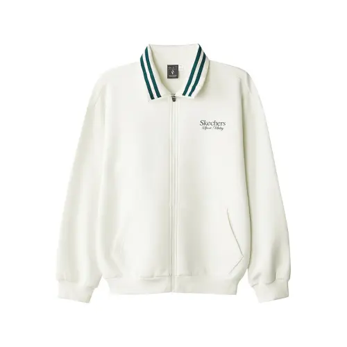 Skechers Sports League Collection Jacket Men's Marshmallow White