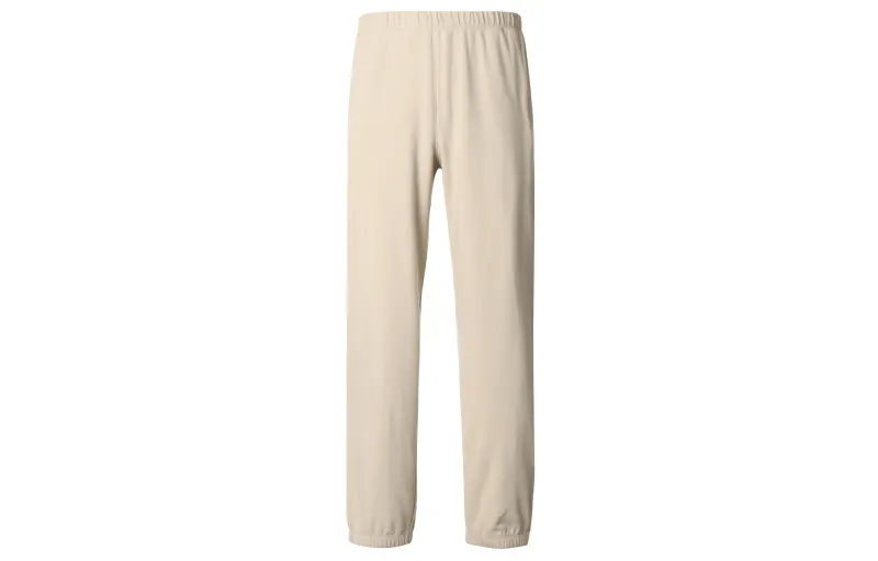 UNIQLO Knitted Sweatpants Unisex Light Beige Moderate Cuffed Pants