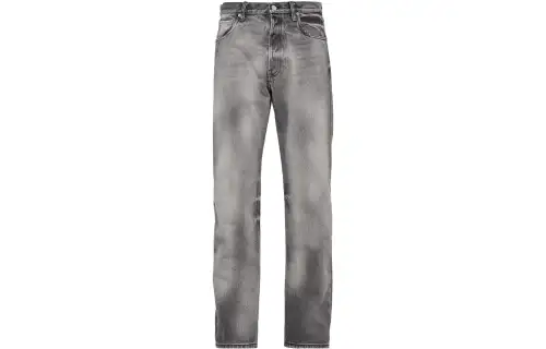 PRADA Jeans Men's Gray Moderate Straight Fit Pants