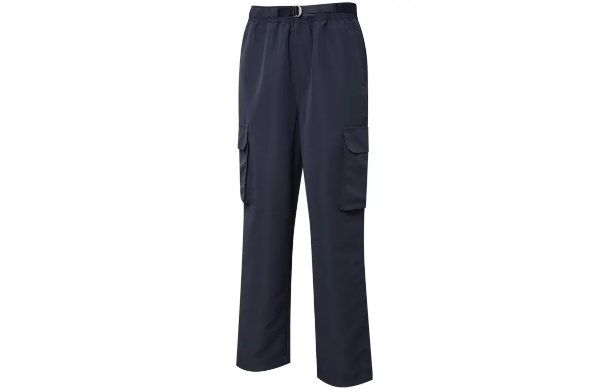 PUMA Casual Pants Unisex Purple Moderate Cuffed Pants