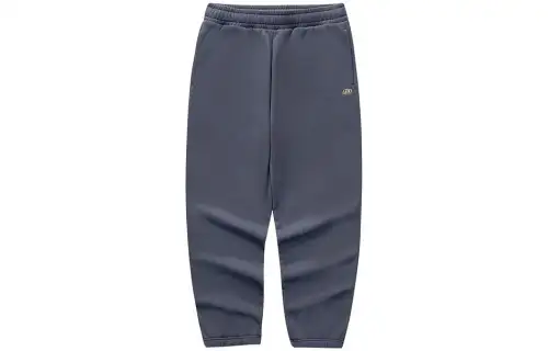 Skechers Colorful Solid Color Elastic Waistband With Elastic Cuff And Fleece Lining Knitted Sweatpants Men's