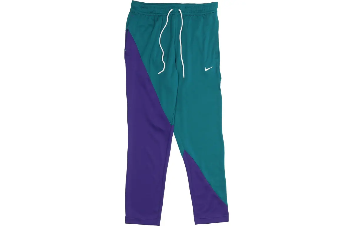Nike Knitted Sweatpants Men's Green Purple