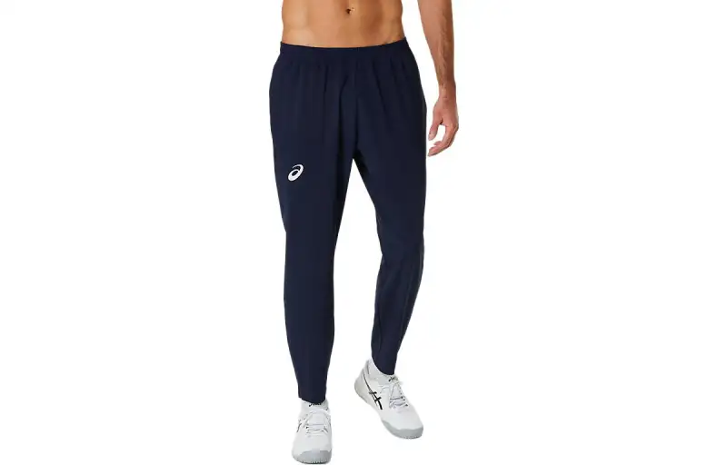 ASICS Knitted Sweatpants Men's Midnight Blue Moderate Tapered Pants