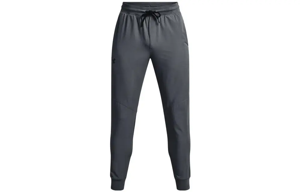 Under Armour Knitted Sweatpants Men's Gray Moderate Cuffed Pants