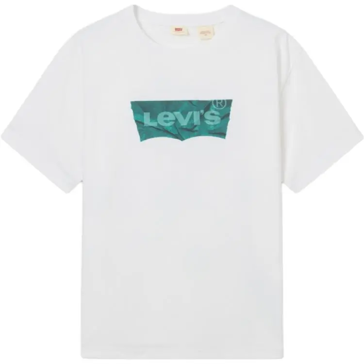 Levi's T-Shirts Men's White Crew Neck Moderate