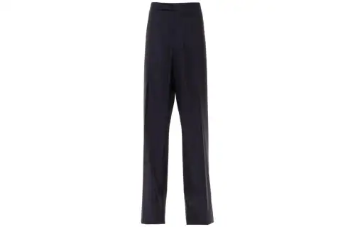 PRADA Casual Pants Men's Black Moderate Wide Leg Pants
