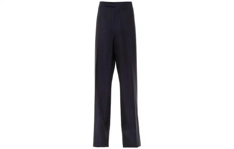 PRADA Casual Pants Men's Black Moderate Wide Leg Pants