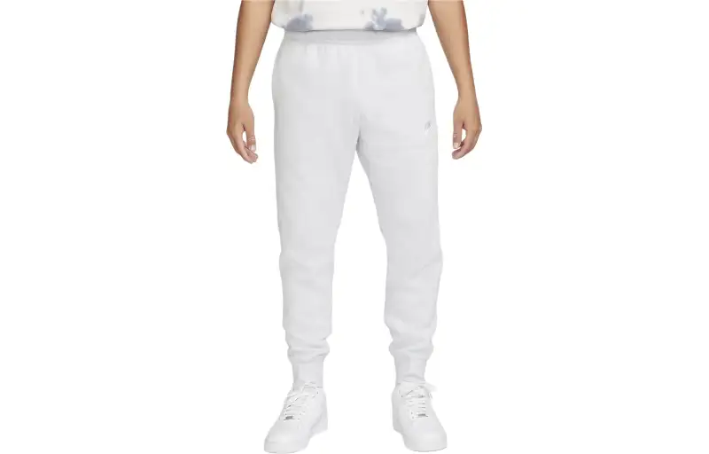 Nike Sportswear Club Fleece Knitted Sweatpants Men's Pure White Gold