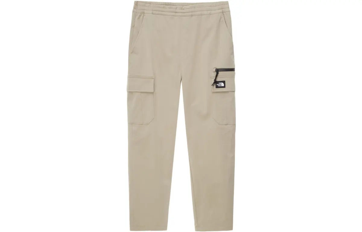 THE NORTH FACE Casual Pants Men's Khaki Moderate Straight Fit Pants