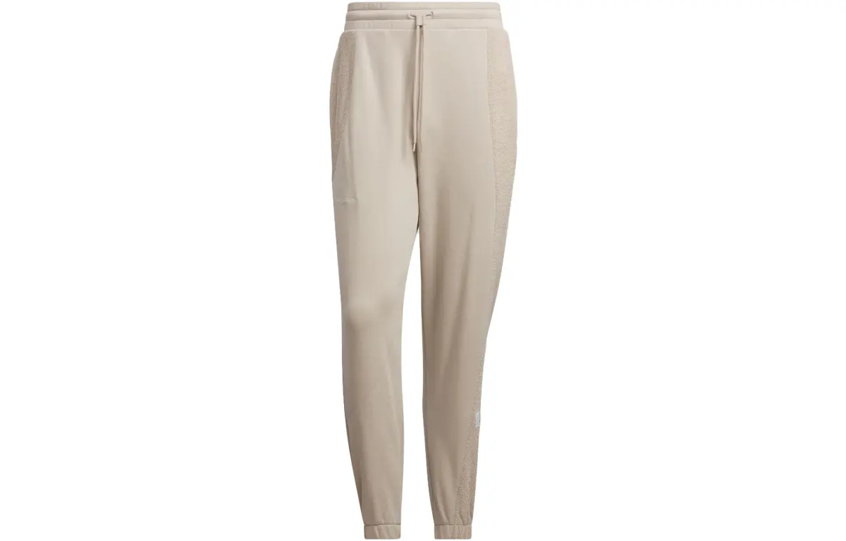 Adidas Lounge Knitted Sweatpants Men's Light Umber Moderate Cuffed Pants